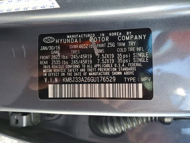 2016 Hyundai Tucson Limited