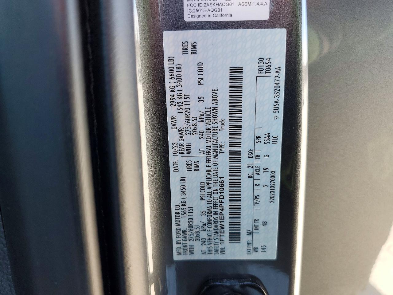 2023 Ford F150 Supercrew