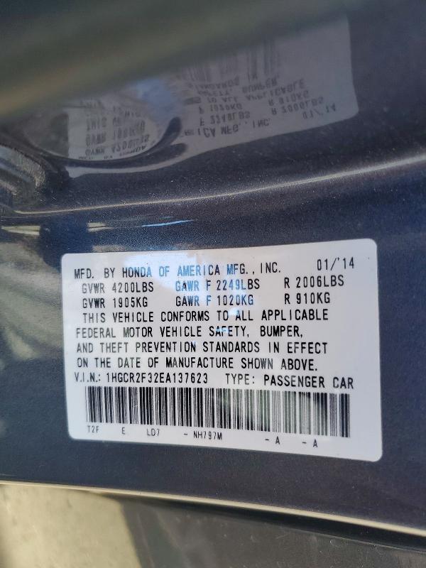 2014 Honda Accord lx