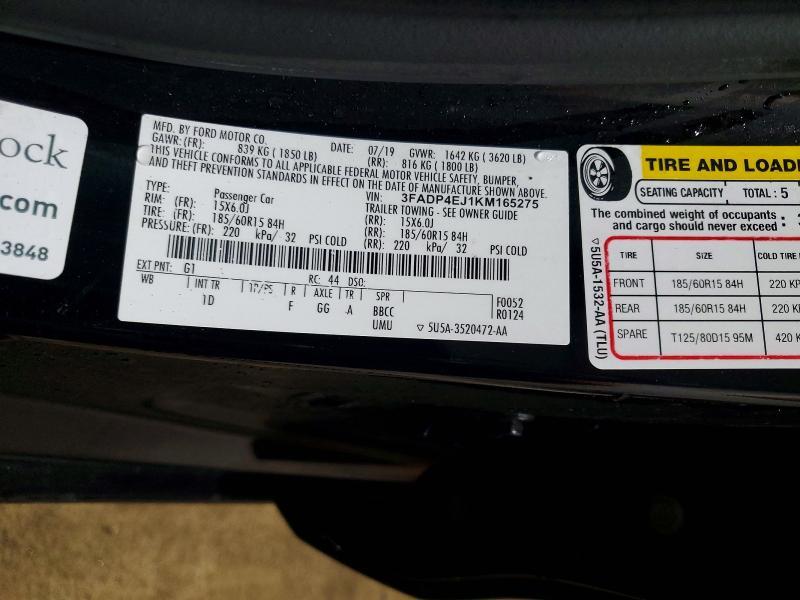 2019 Ford Fiesta se