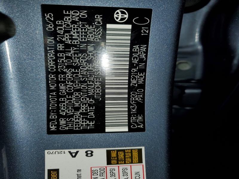 2025 Toyota Corolla Hybrid le