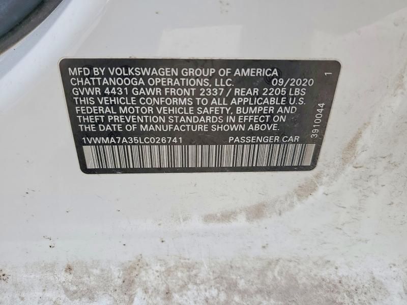 2020 Volkswagen Passat R-line