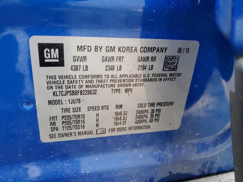 2015 Chevrolet Trax 1LS