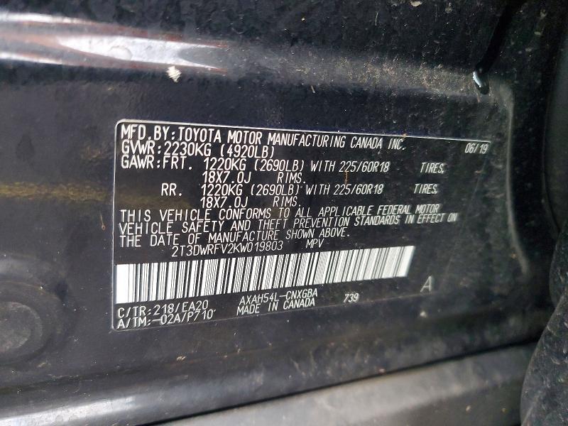 2019 Toyota Rav4 Limited