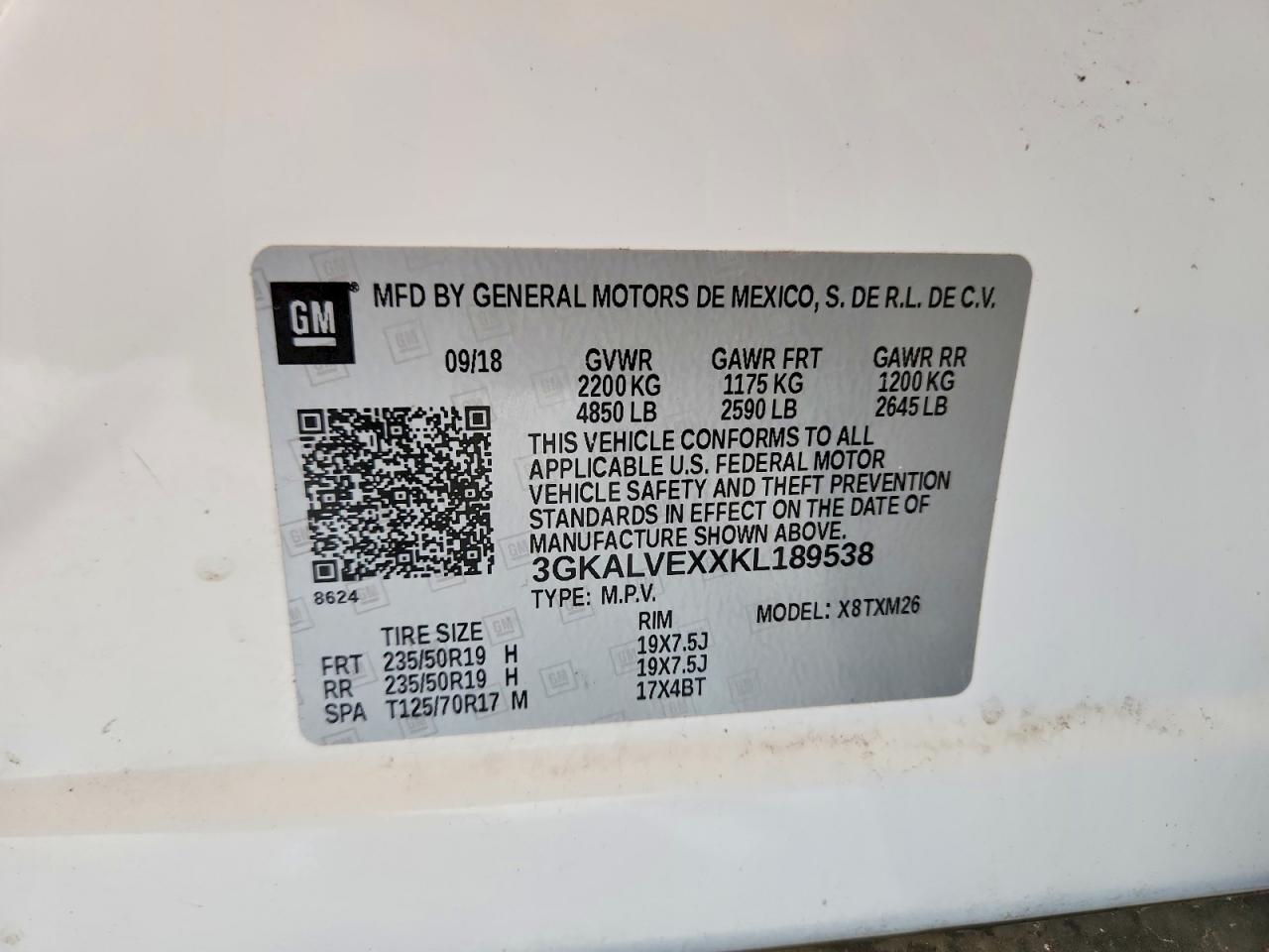 2019 GMC Terrain slt