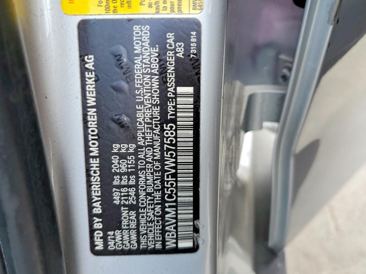 2015 BMW X1 Sdrive28i