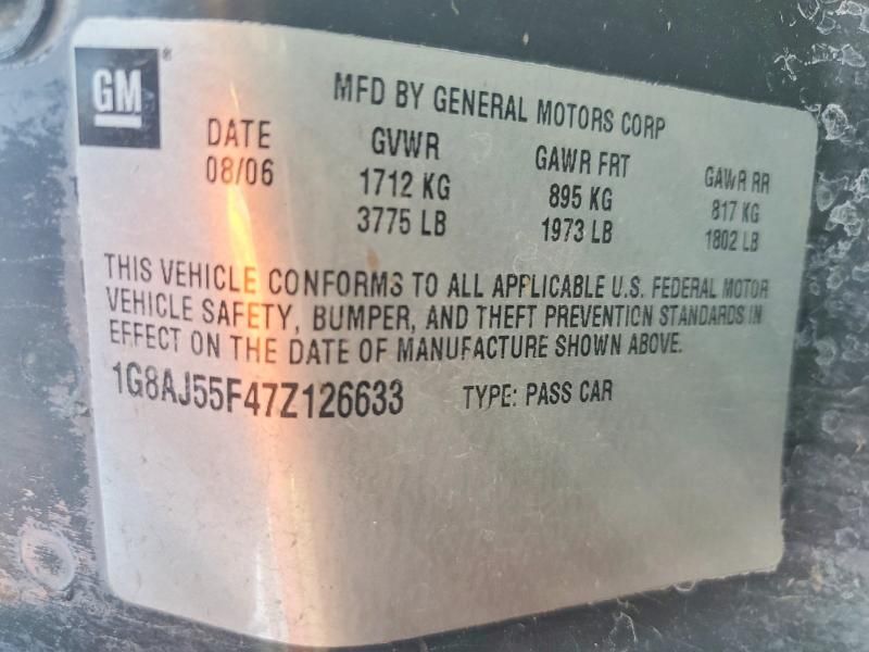 2007 Saturn Ion Level 2