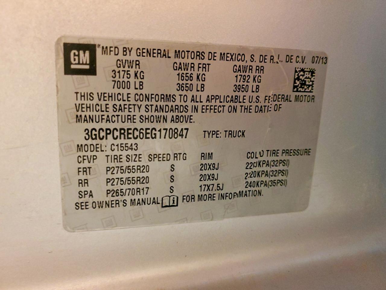 2014 Chevrolet Silverado C1500 LT