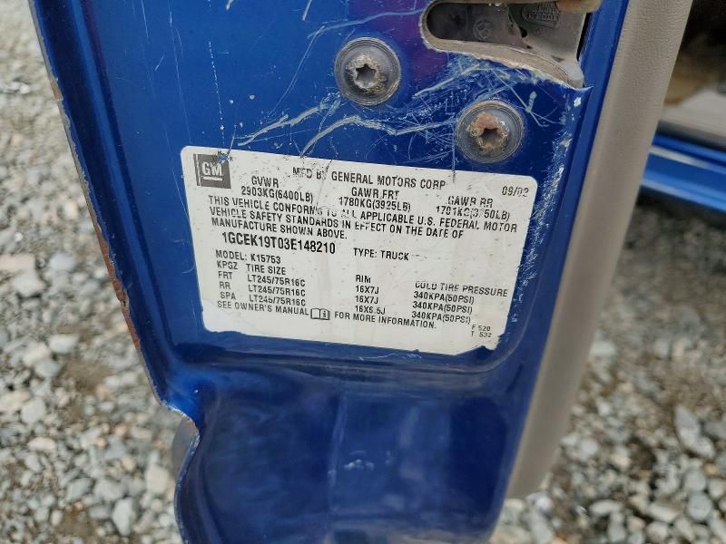 2003 Chevrolet Silverado K1500