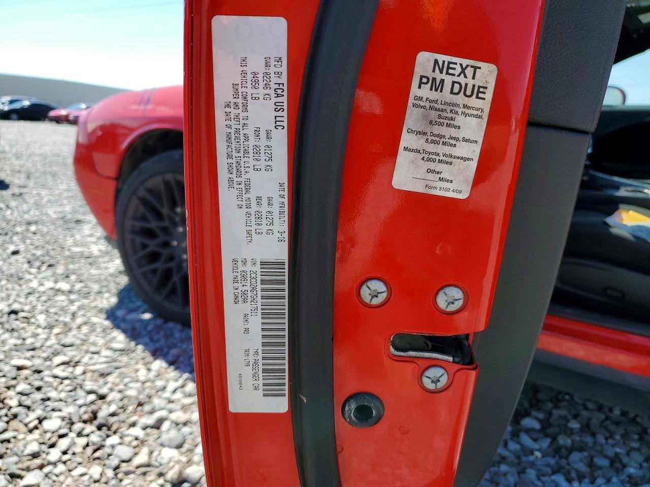 2016 Dodge Challenger sxt