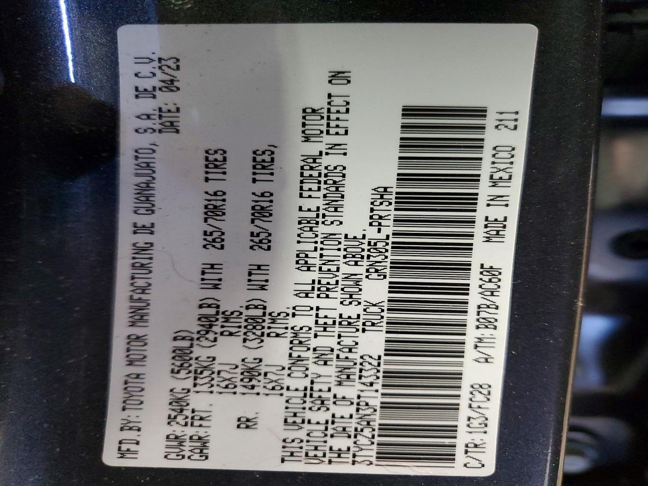 2023 Toyota Tacoma Trail Special Edition