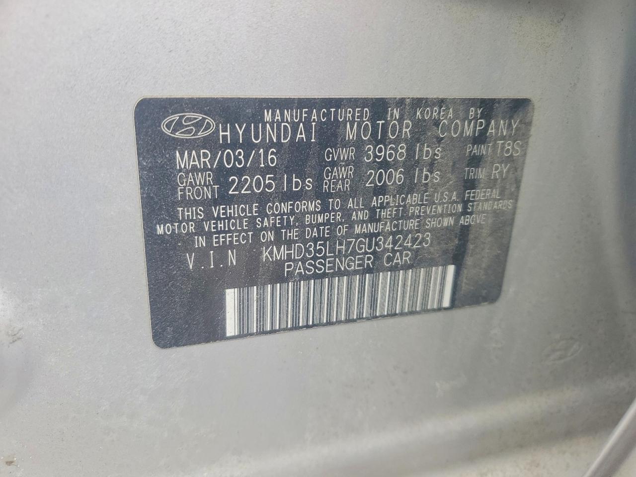2016 Hyundai Elantra gt Base
