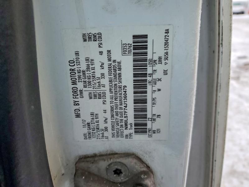 2018 Ford Transit Connect Delivery Van