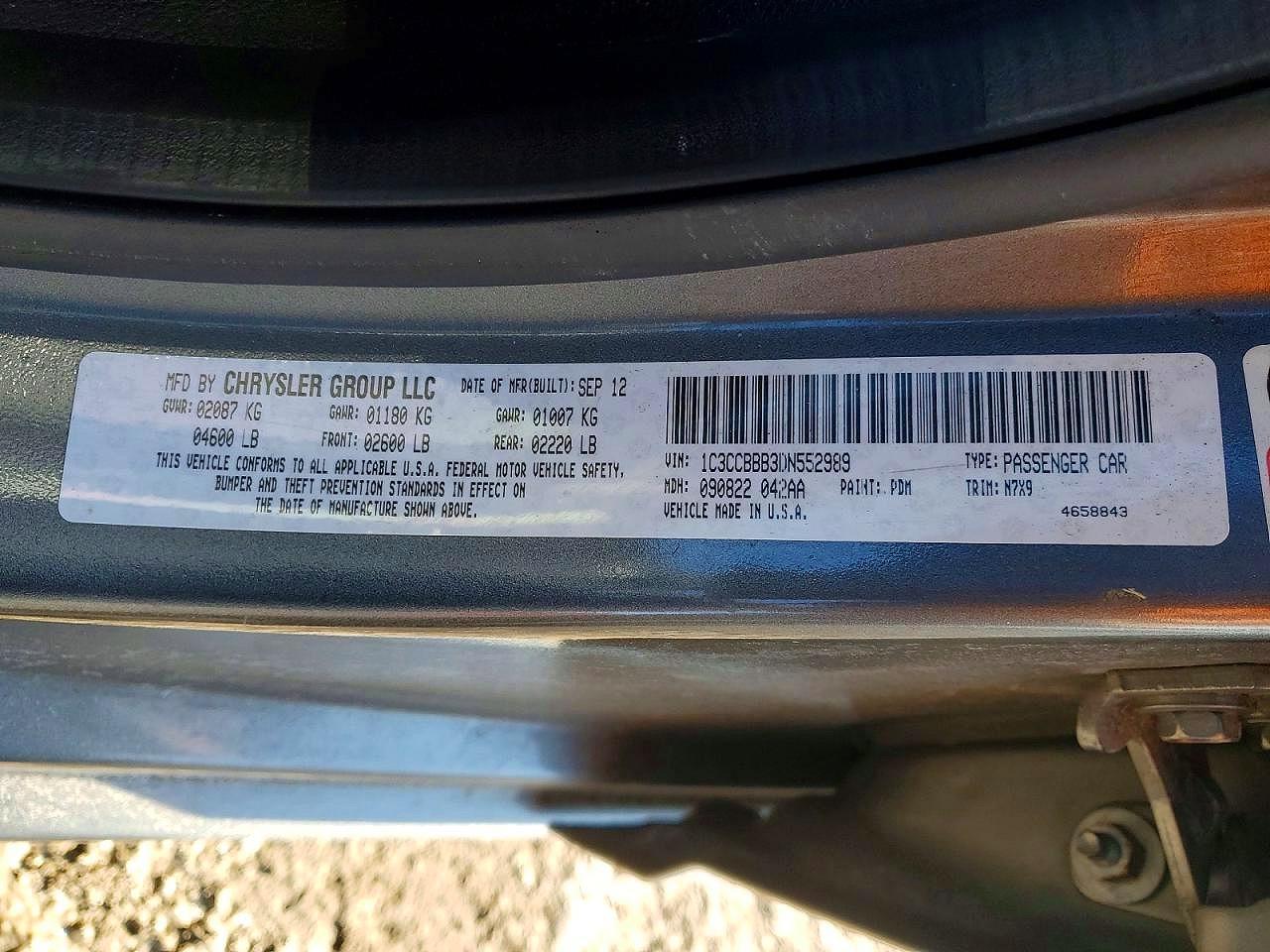 2013 Chrysler 200 Touring