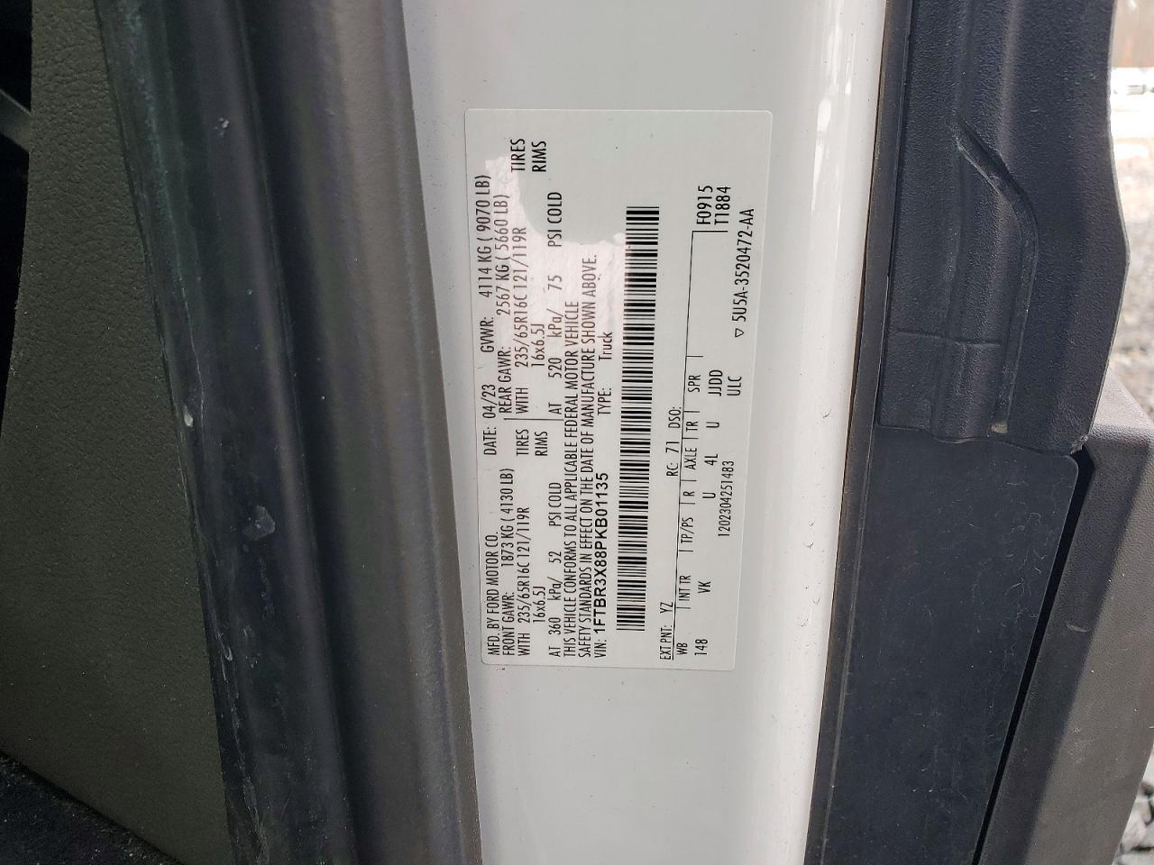 2023 Ford Transit 250 Delivery Van