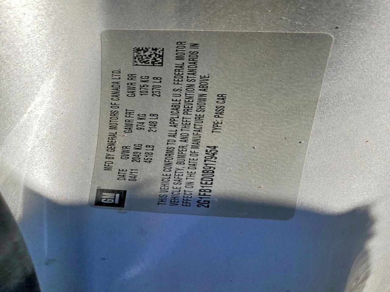 2011 Chevrolet Camaro lt