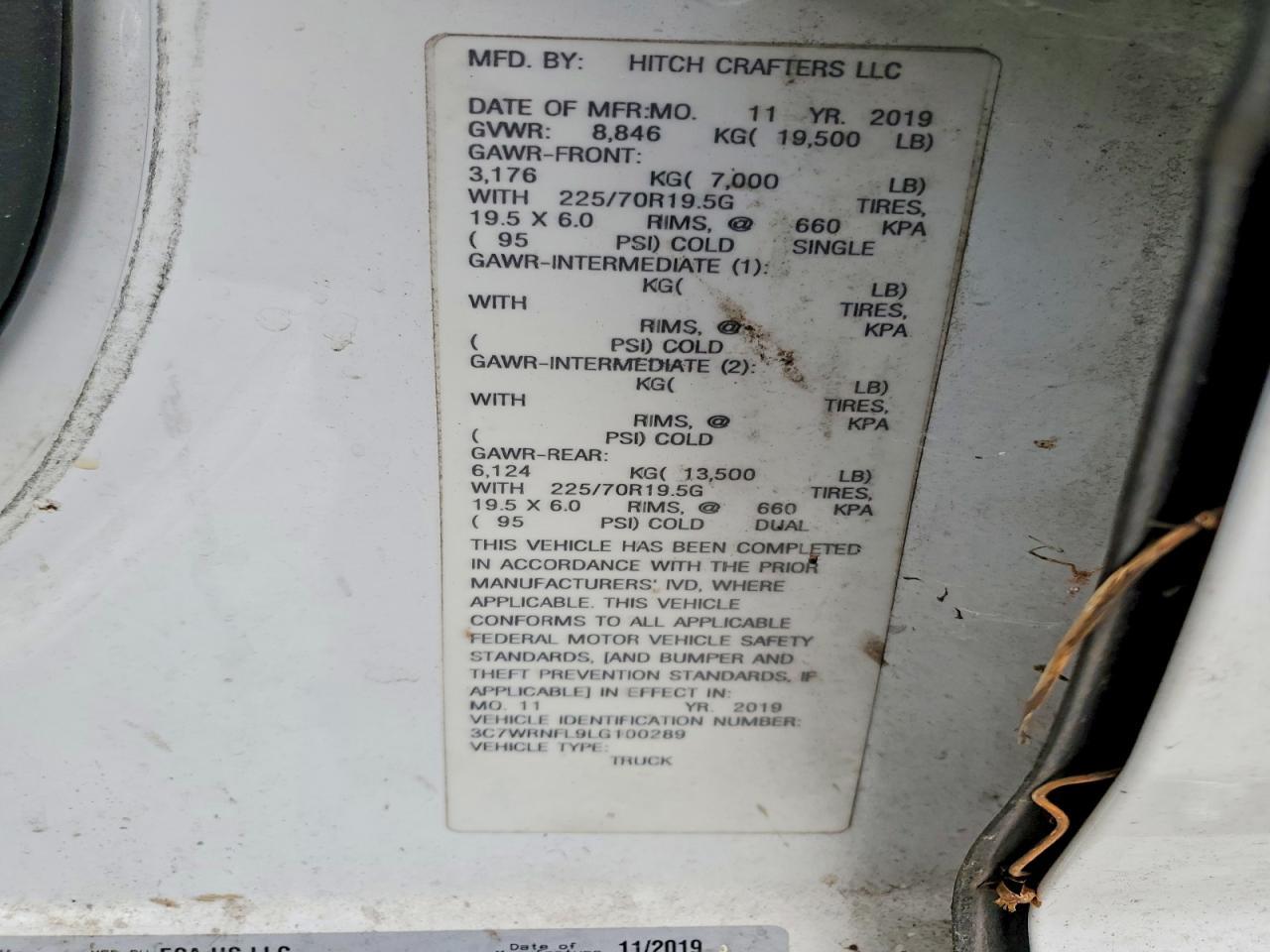 2020 Dodge RAM 5500 Truck Cab AND Chassis