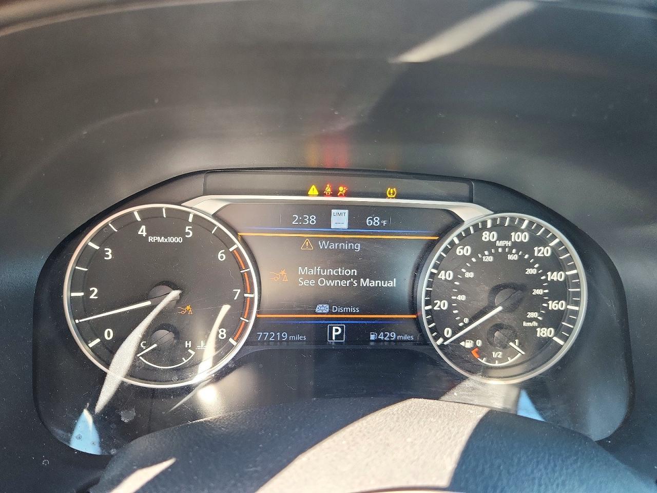 2019 Niss Altima 2.0 Platinum