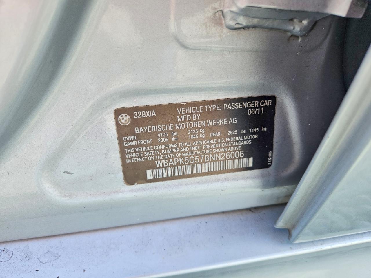 2011 BMW 328 xi Sulev