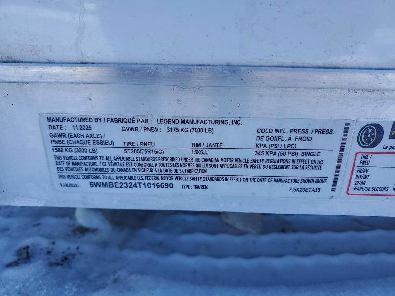 2026 Legend Trailer Legend Trailer