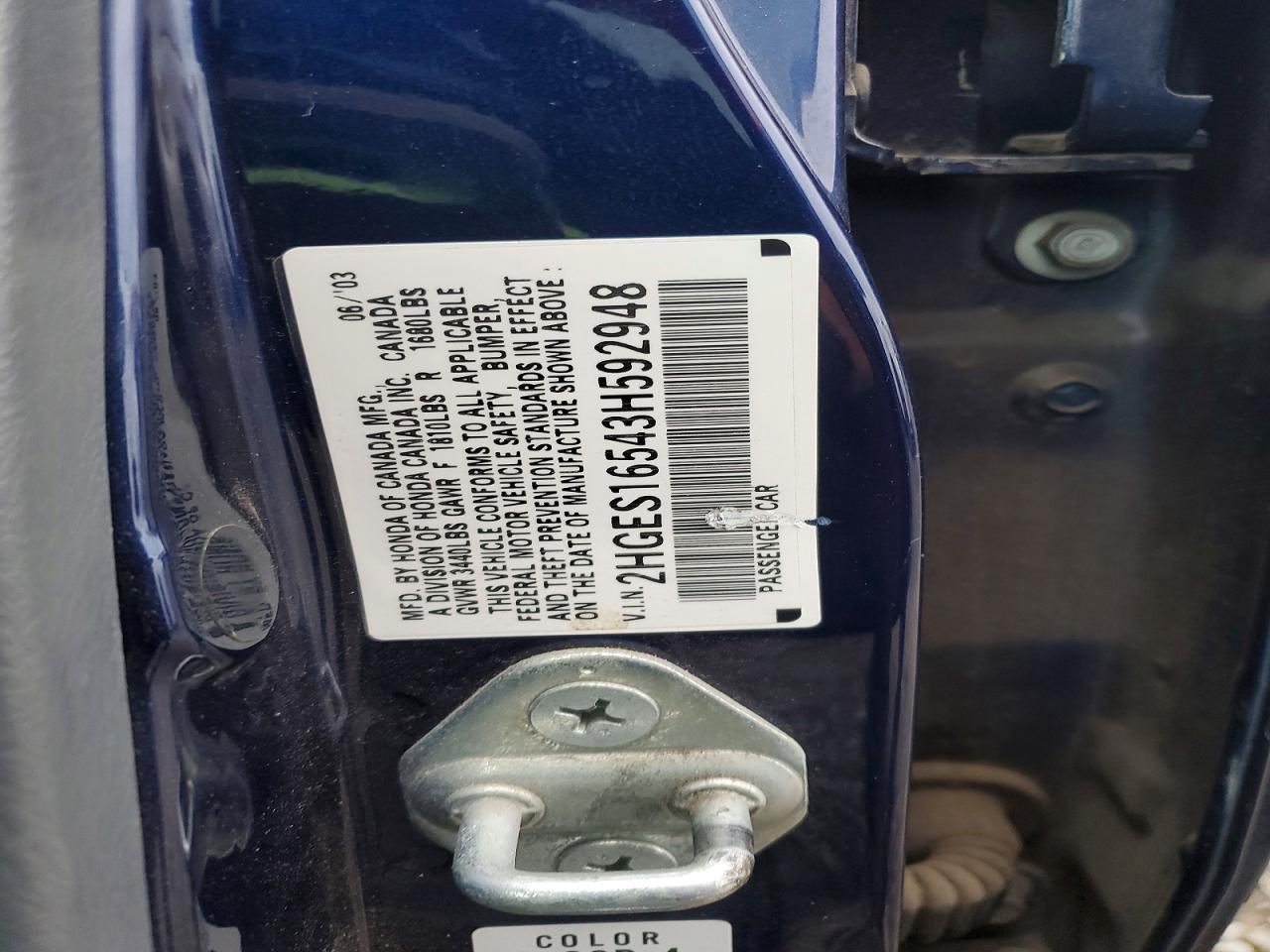 2003 Honda Civic lx