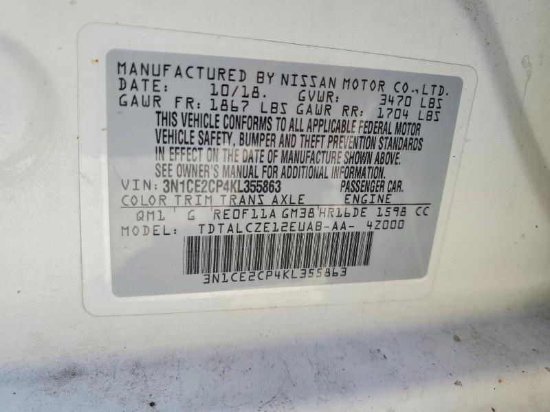 2019 Nissan Versa Note s