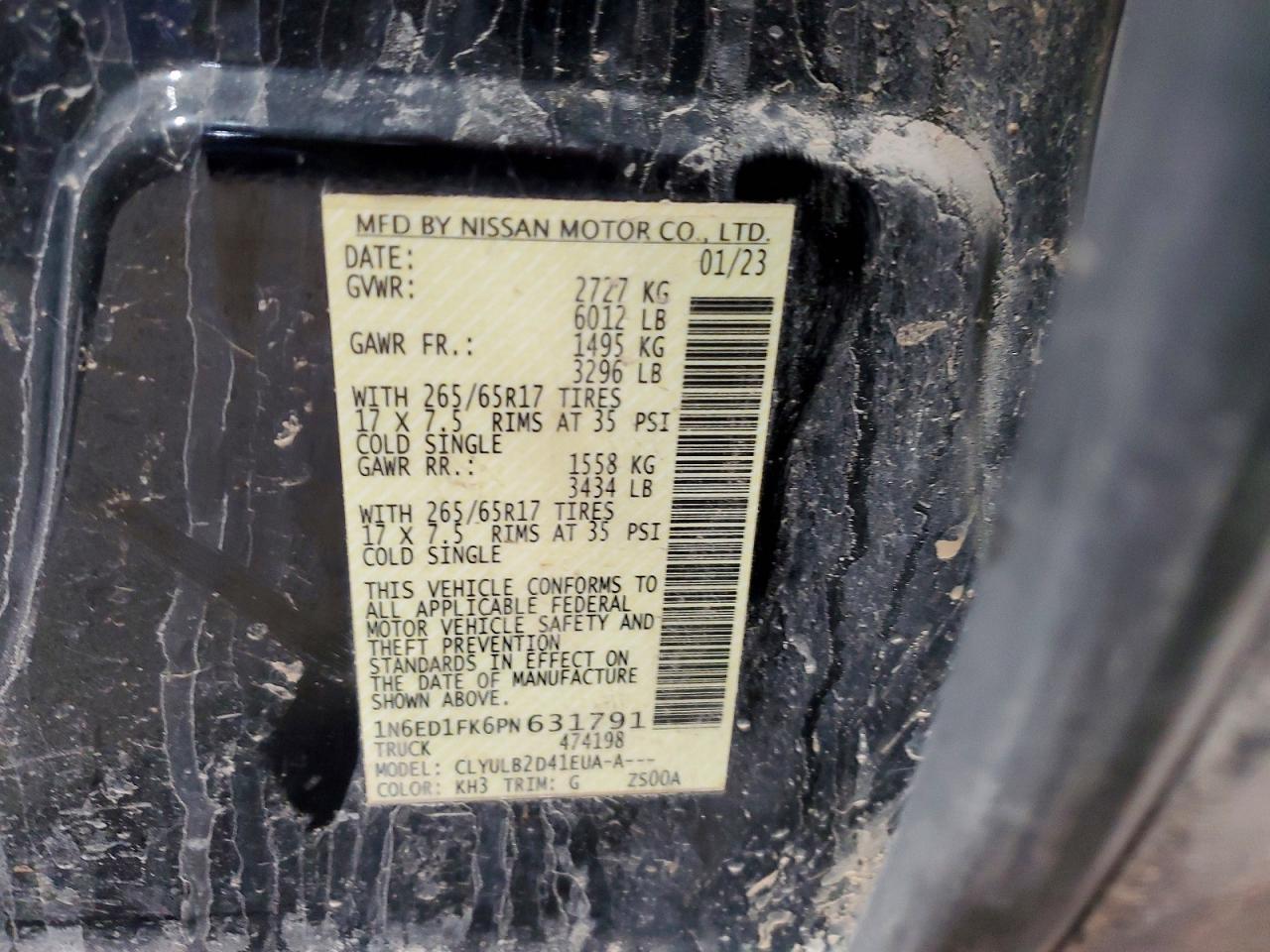 2023 Nissan Frontier SV