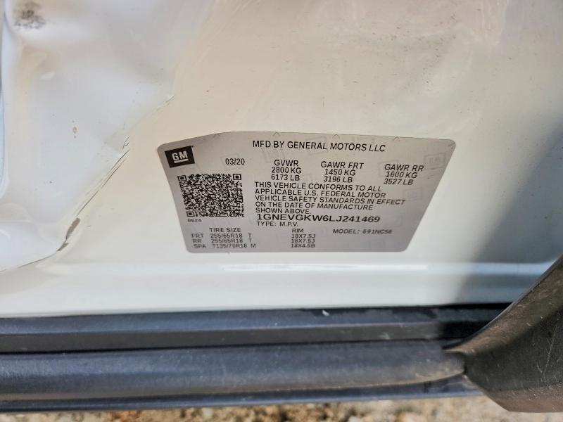 2020 Chevrolet Traverse lt