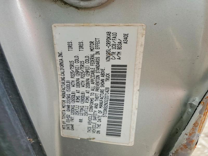 2002 Toyota Tacoma Prerunner V6