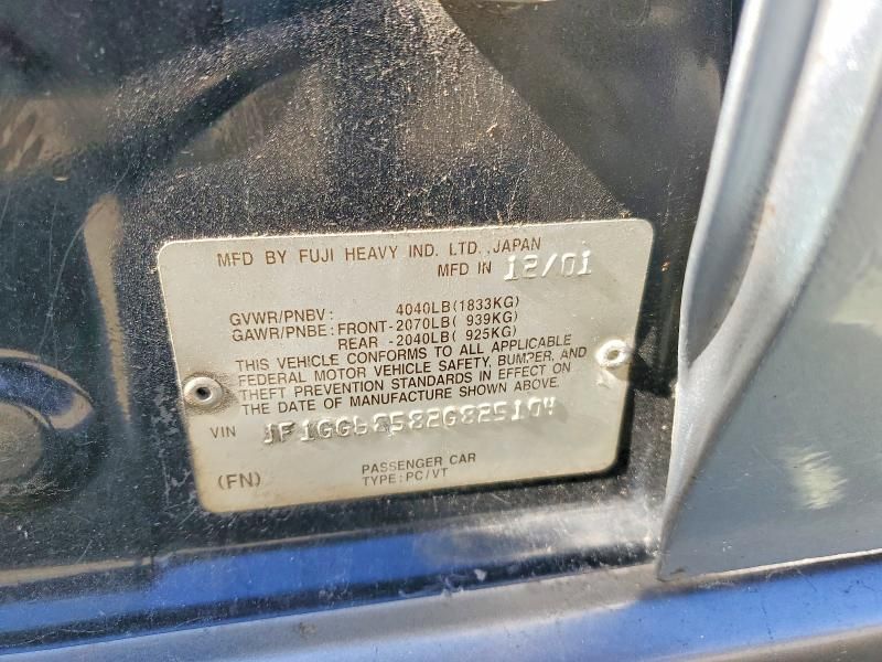 2002 Subaru Impreza Outback Sport