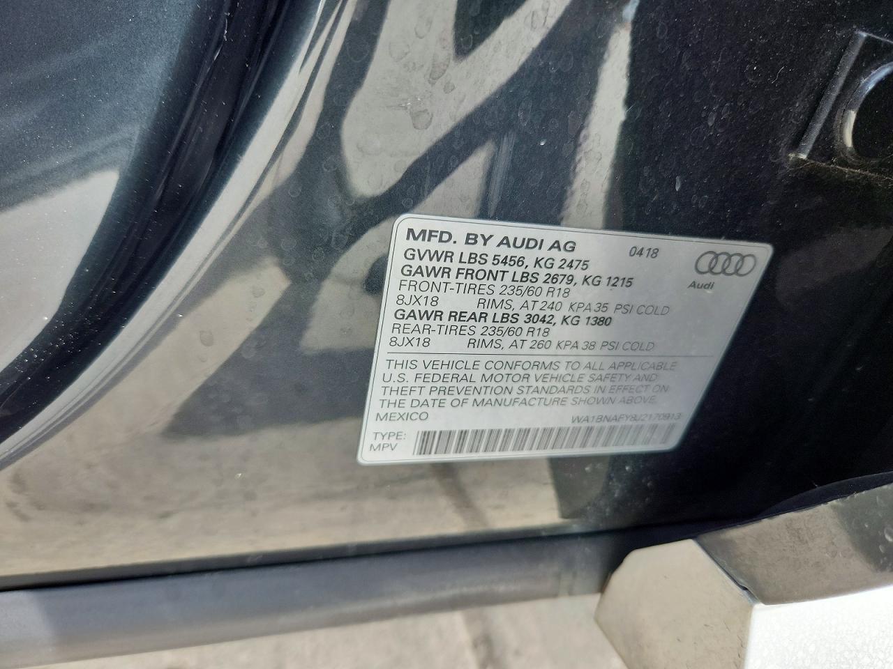 2018 Audi Q5 Premium Plus