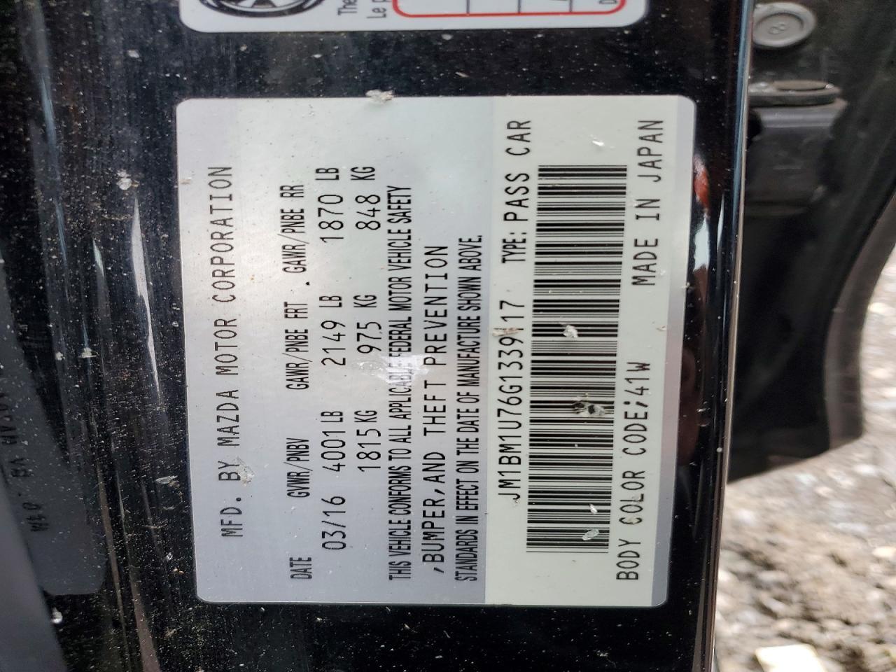 2016 Mazda 3 Sport