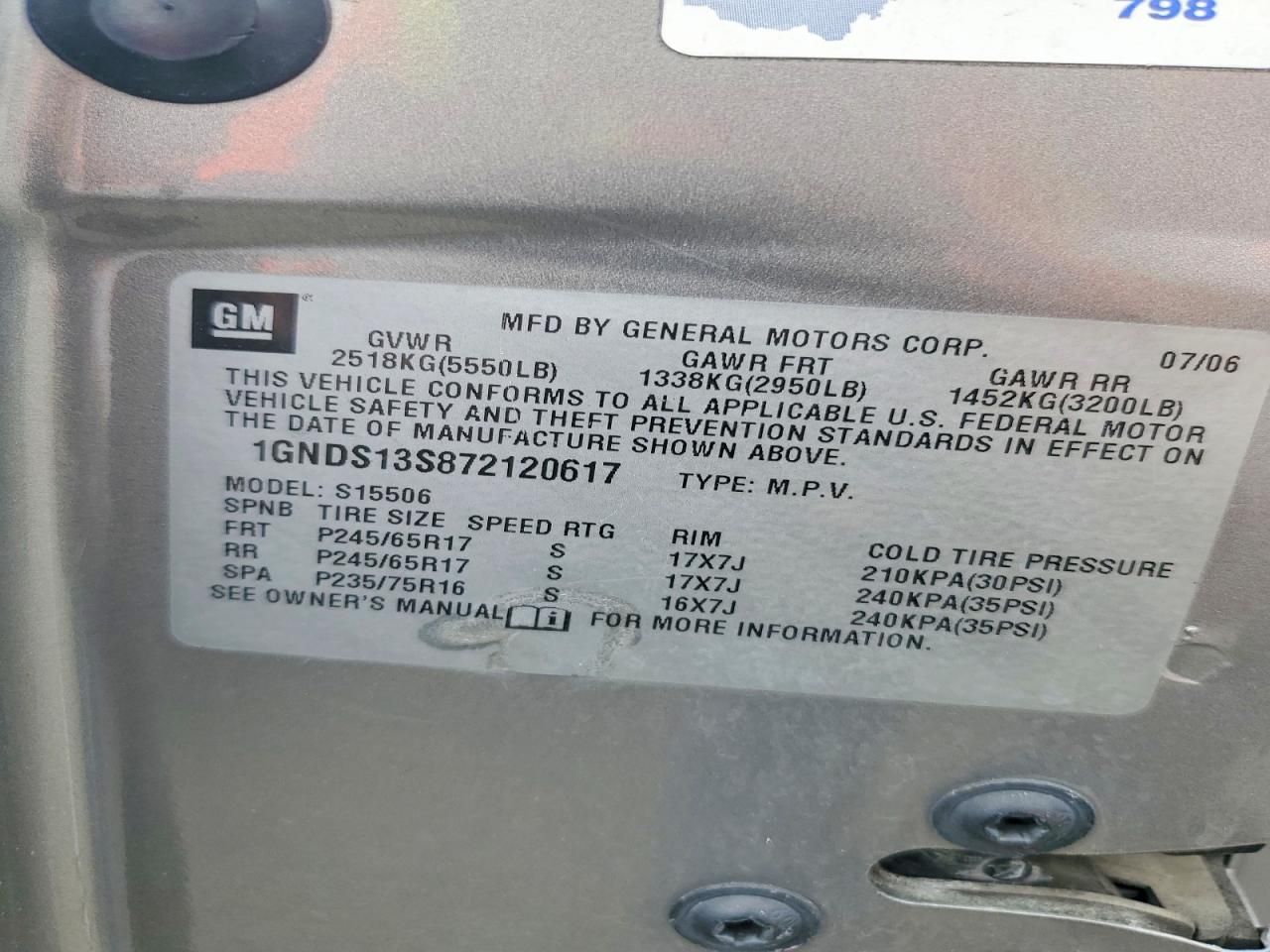 2007 Chevrolet Trailblazer ls