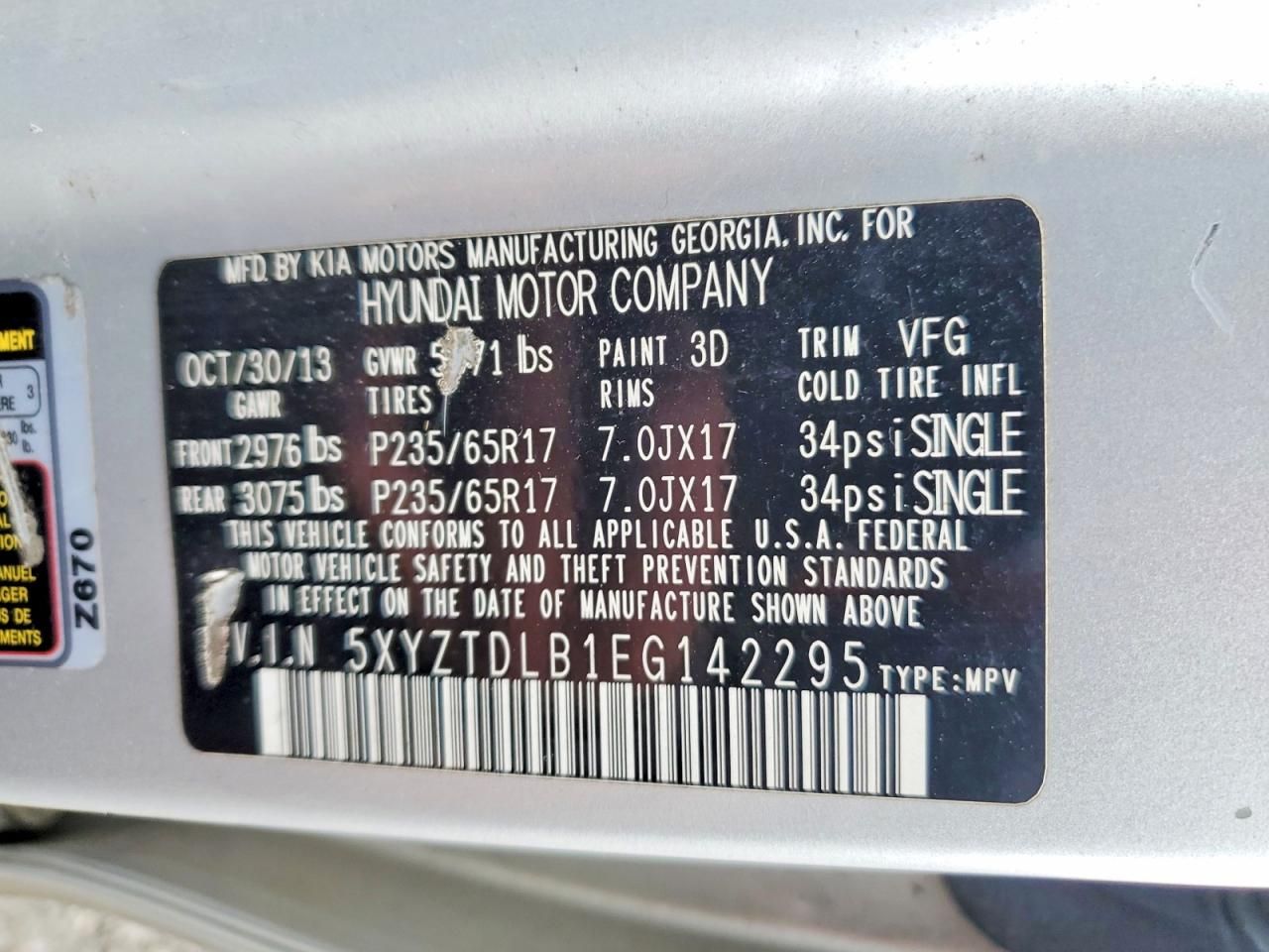 2014 Hyundai Santa fe Sport