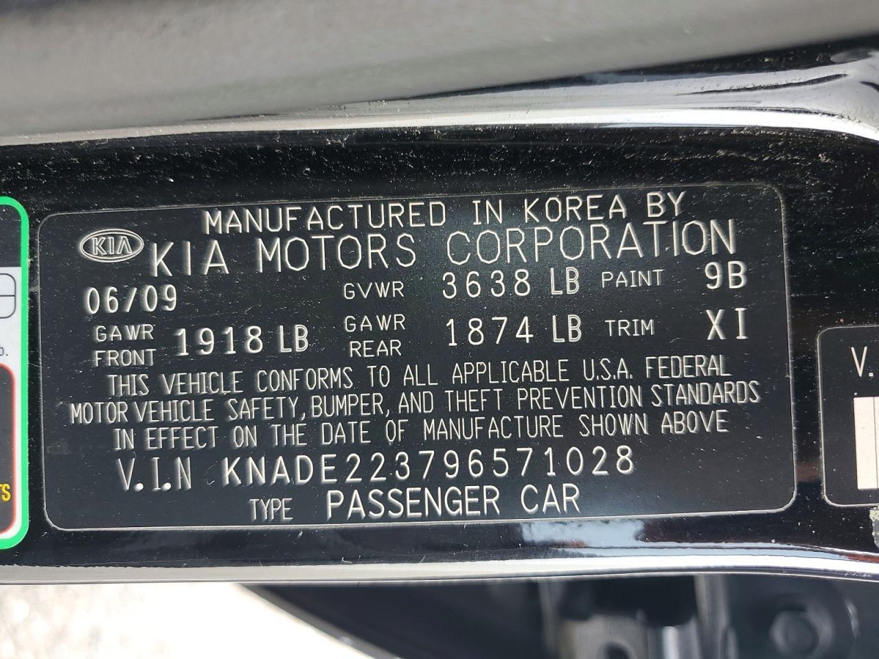 2009 KIA Rio Base