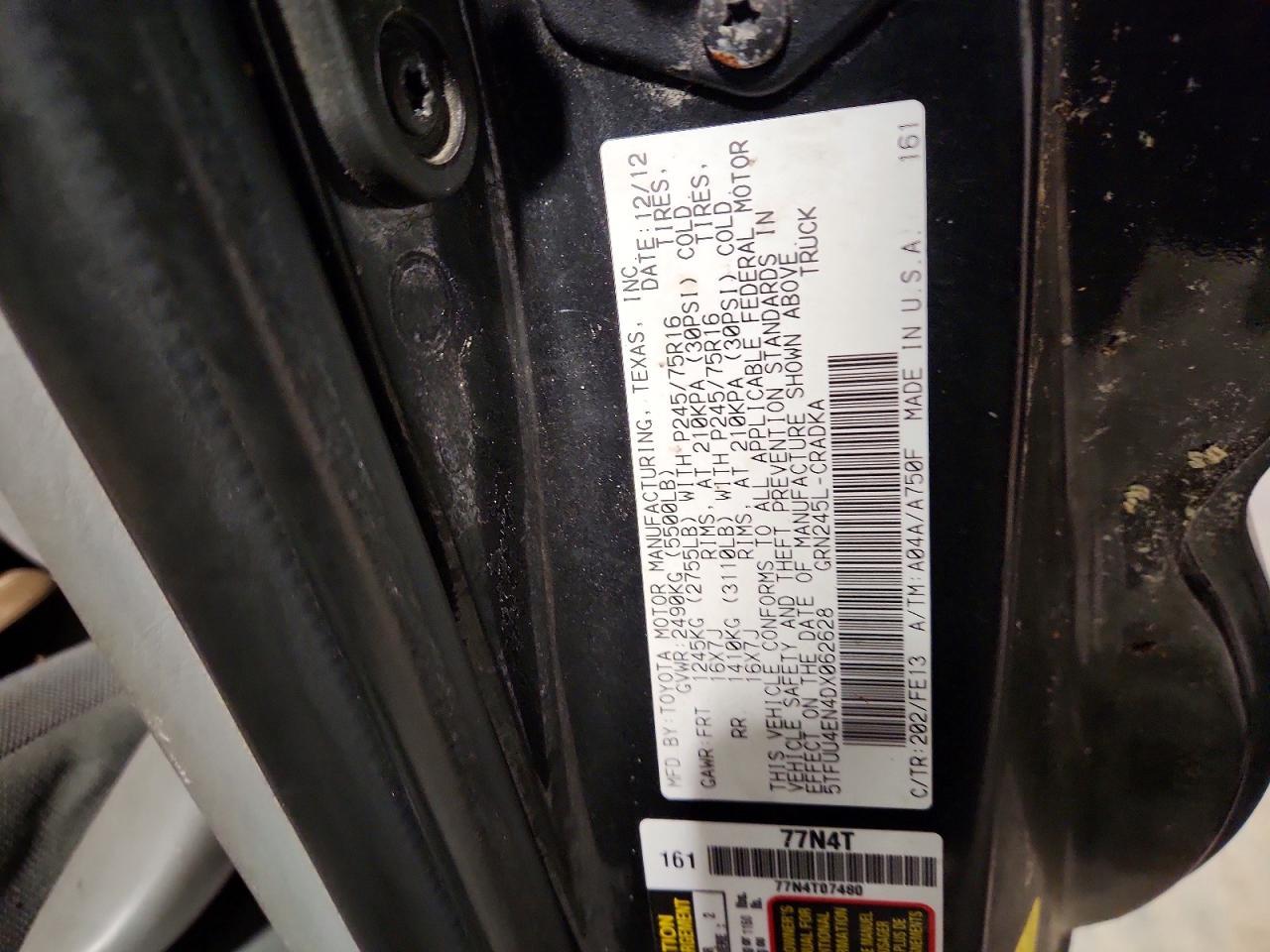 2013 Toyota Tacoma V6