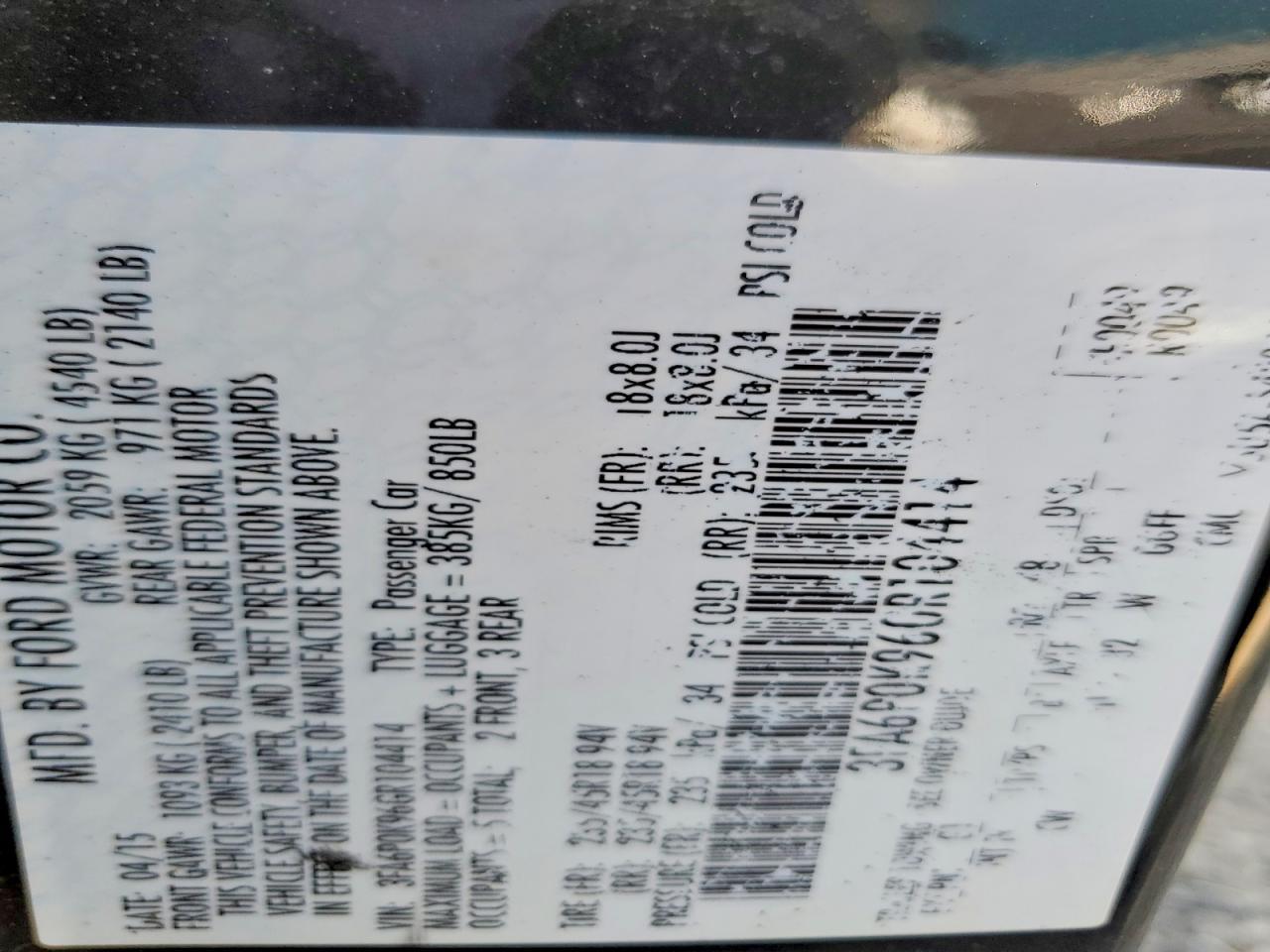 2016 Ford Fusion Titanium