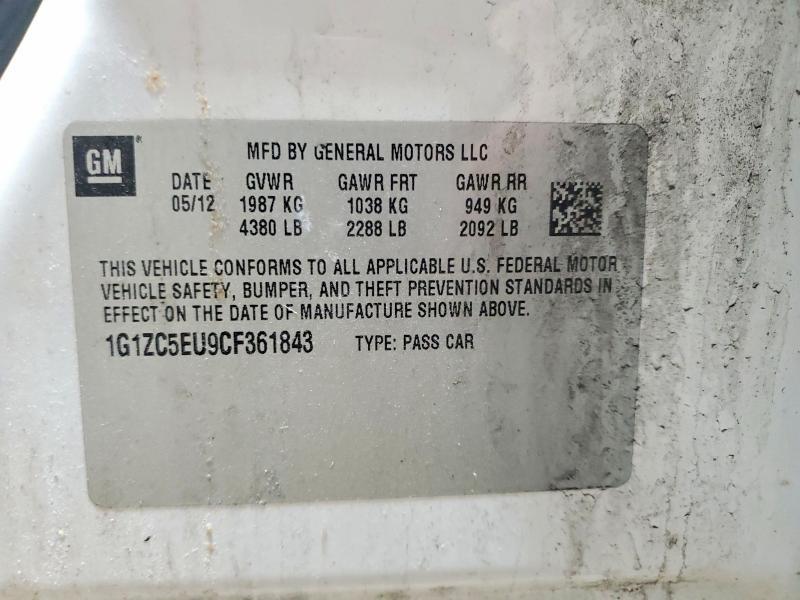 2012 Chevrolet Malibu 1LT