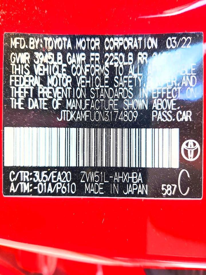 2022 Toyota Prius Night Shade