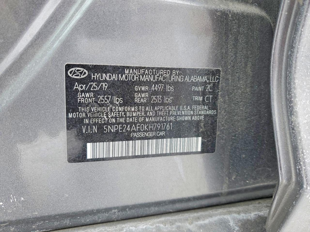 2019 Hyundai Sonata se