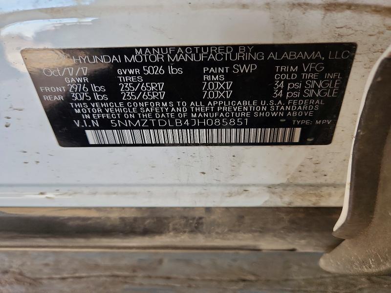 2018 Hyundai Santa fe Sport 2.4l