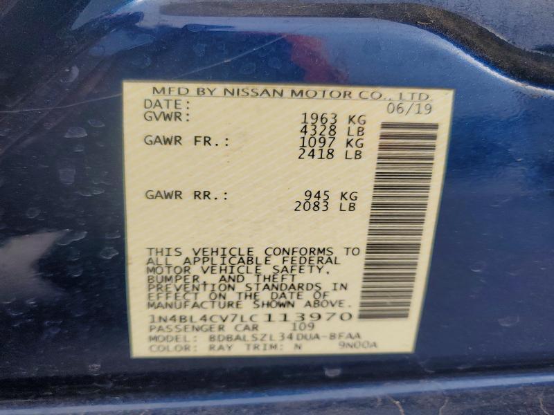 2020 Nissan Altima 2.5 sr