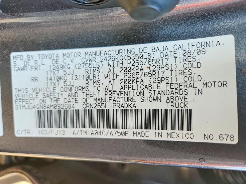 2010 Toyota Tacoma Prerunner V6