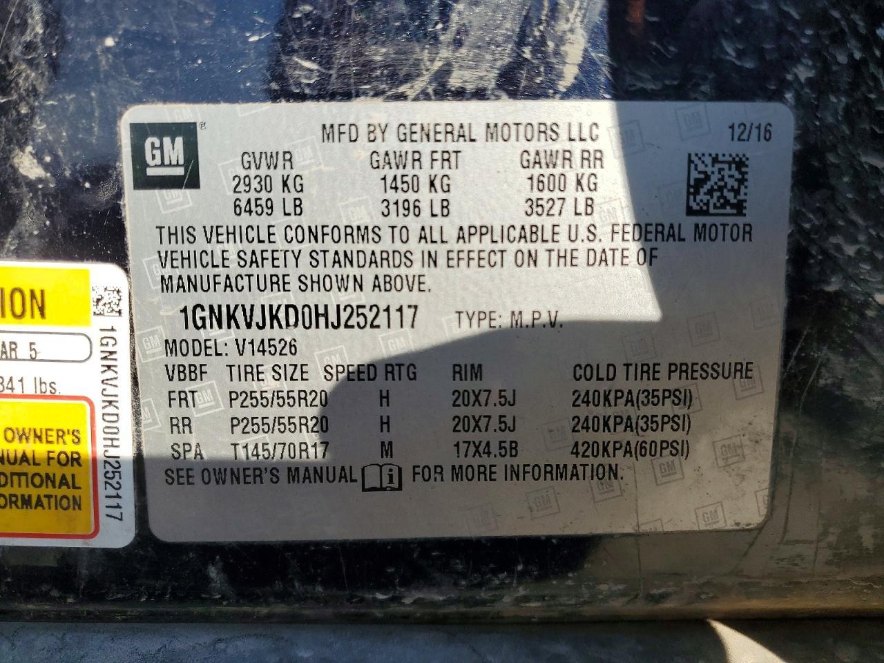 2017 Chevrolet Traverse Premier