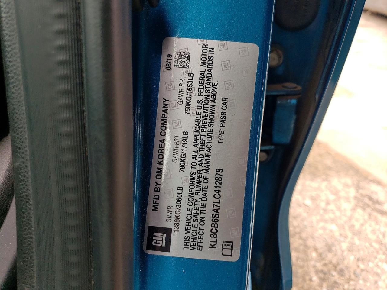 2020 Chevrolet Spark ls