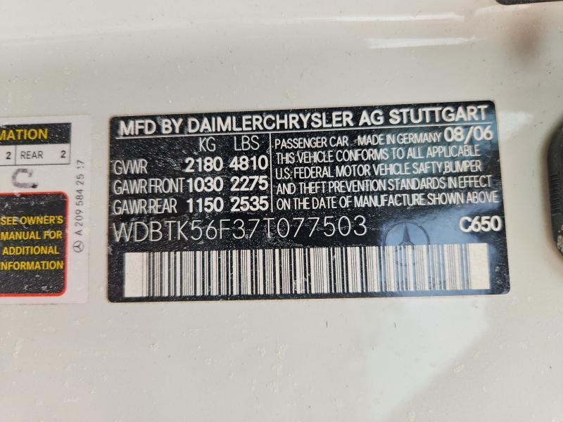 2007 Mercedes-Benz Clk 350