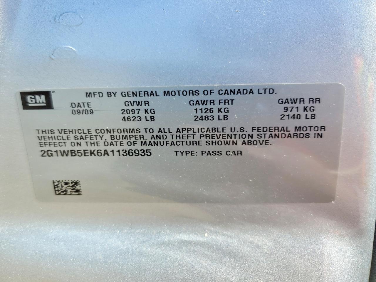 2010 Chevrolet Impala lt