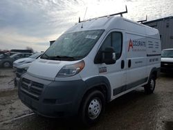Salvage trucks for sale at Elgin, IL auction: 2017 Dodge RAM Promaster 1500 1500 High