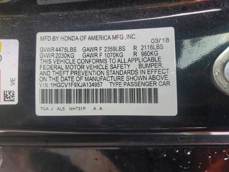 2018 Honda Accord Touring