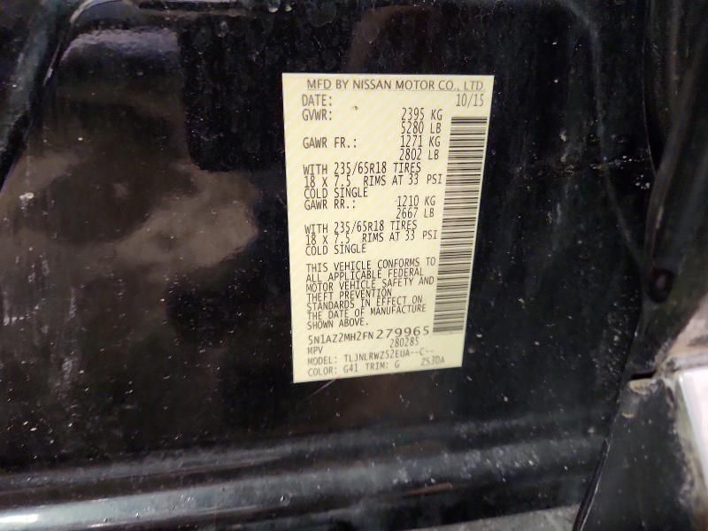 2015 Nissan Murano sl